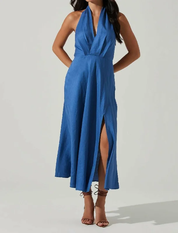 Keava Dress In Blue