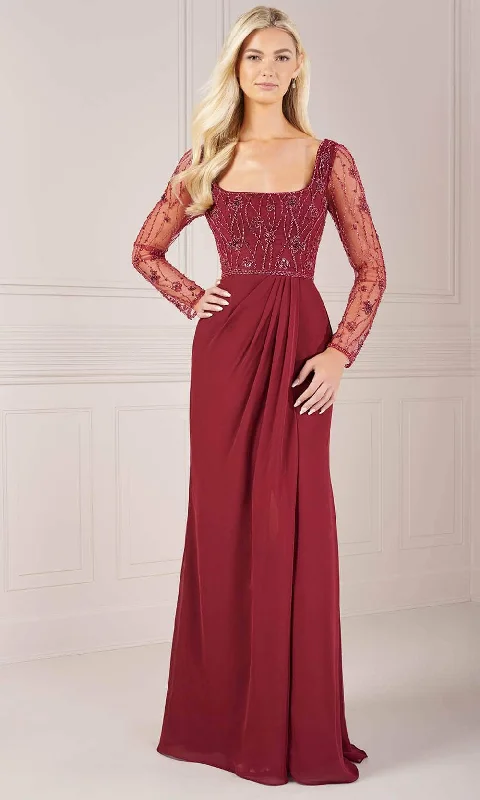 The Sale You'Ve Been Waiting For Adrianna Papell Platinum 40444 - Square Neck Dress The Sale You'Ve Been Waiting For Adrianna Papell Platinum 40444 - Square Neck Dress