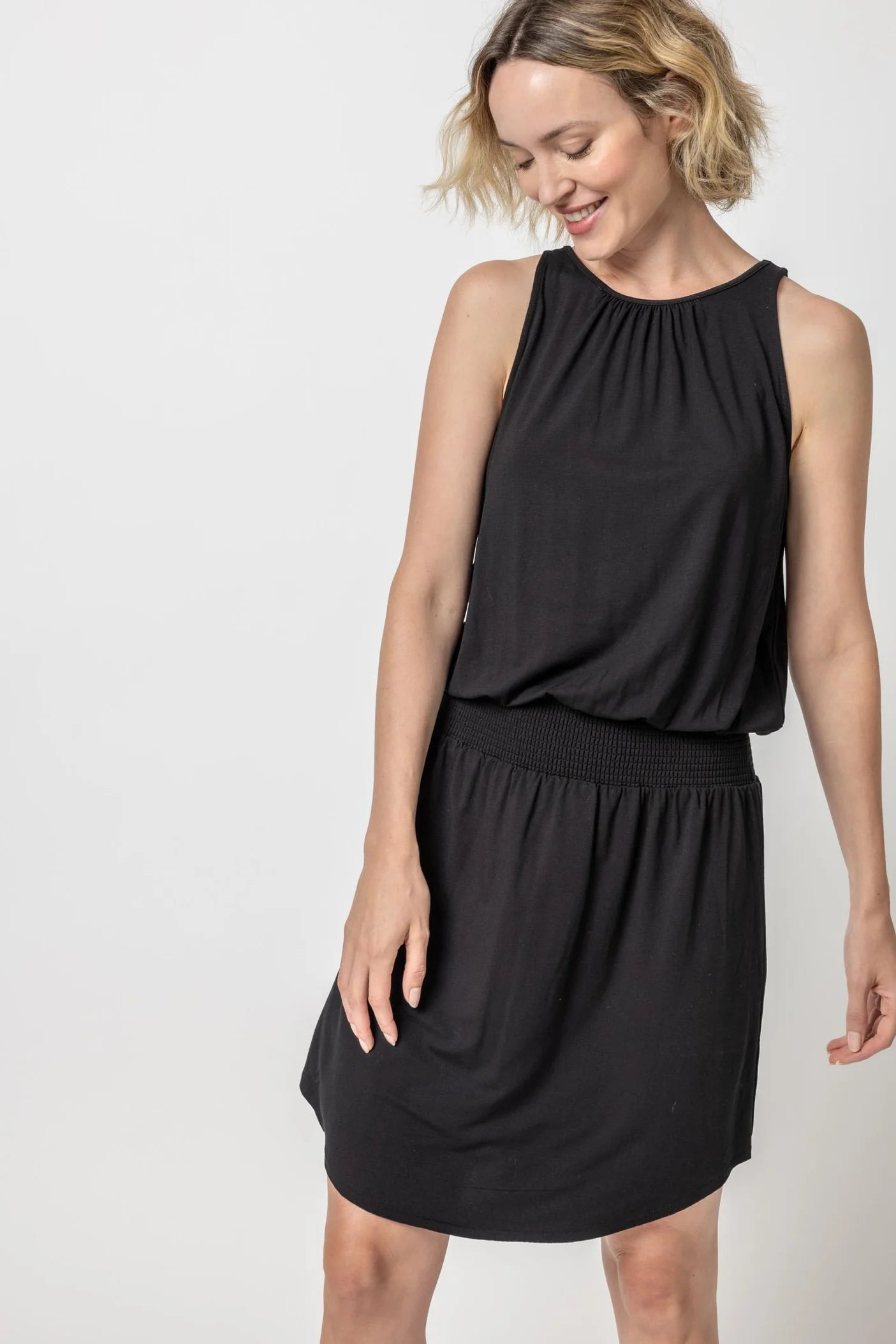 Shop Smarter With These Special Offers Smocked Crewneck Dress