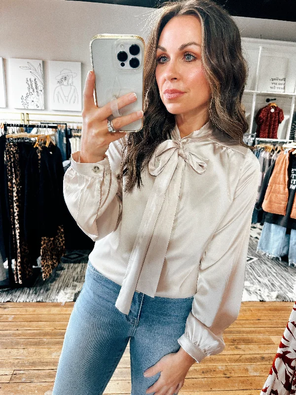 Shell Satin Blouse