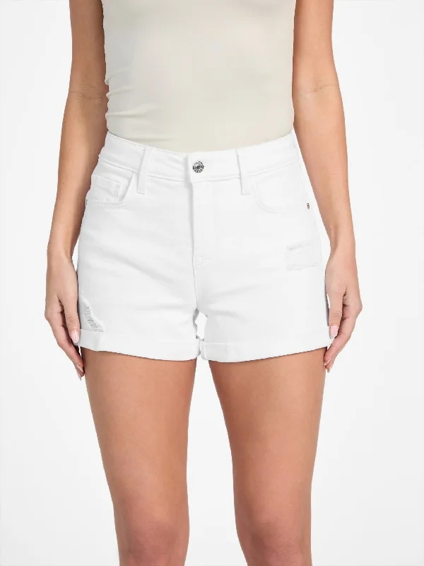 Tamar Mid-Rise Cuffed Shorts