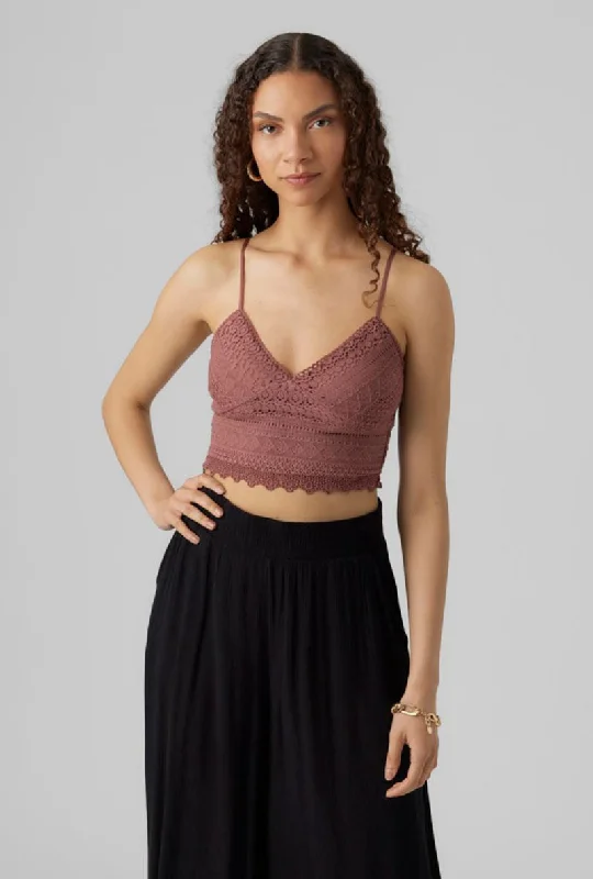 VERO MODA HONEY LACE CROPPED TOP