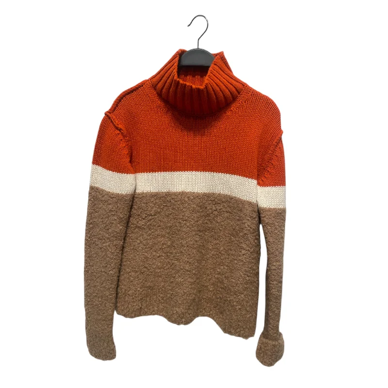 MONCLER/Sweatshirt/XS/Border/Wool/ORN/COLLO ALTO TRICOT