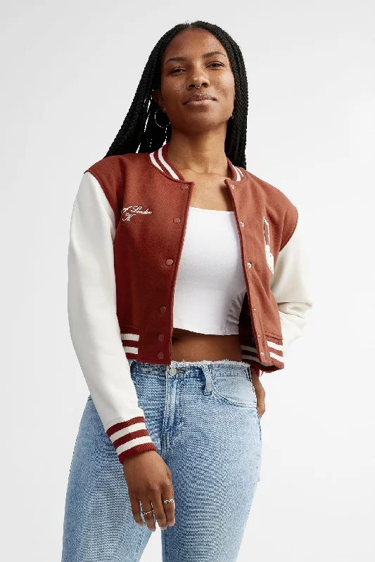 Veste Bomber coupe écourtée - Femme