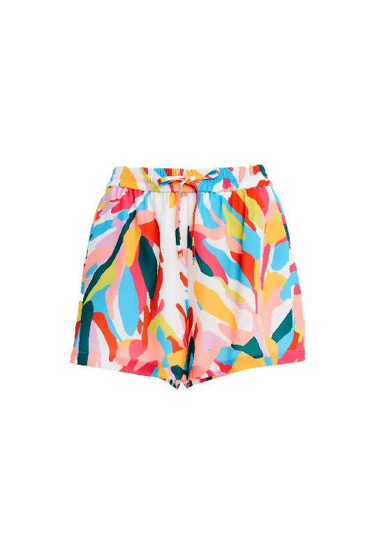 Sara Shorts In Happy Palms