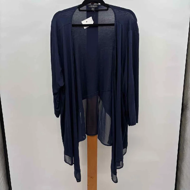 Lane Bryant Women's Size 22/24 Navy Solid Cardigan