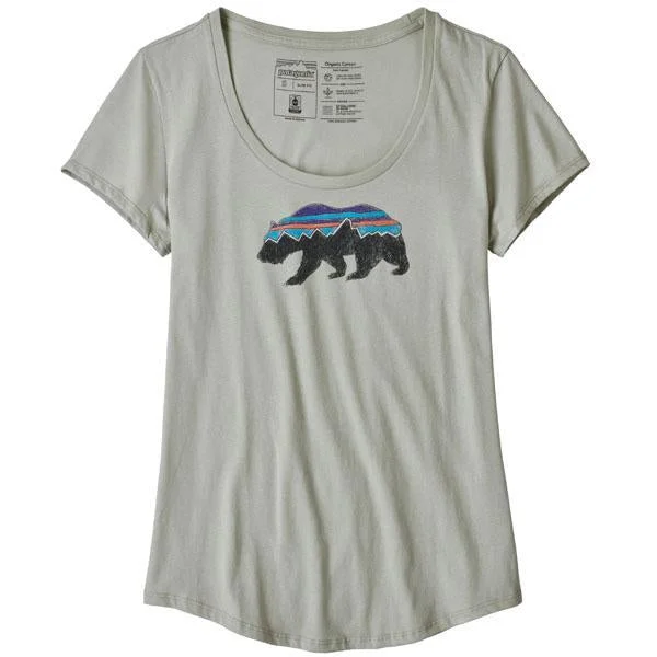 Women's Fitz Roy Bear Organic Scoop T-Shirt