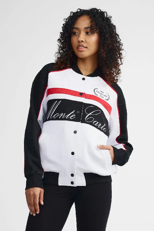 Veste bomber surdimensionnée course - Femme