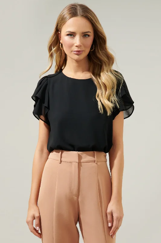 Deja Chiffon Blouse