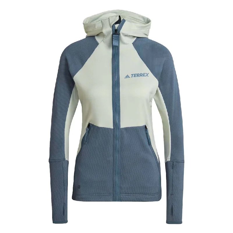 adidas - Women's Terrex Tech Flooce Hooded Hiking Jacket (HH9269)