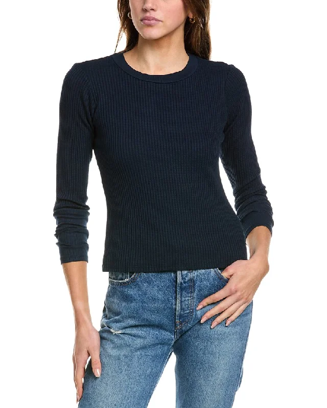 Stateside Mini Luxe Thermal Scoop Neck Top