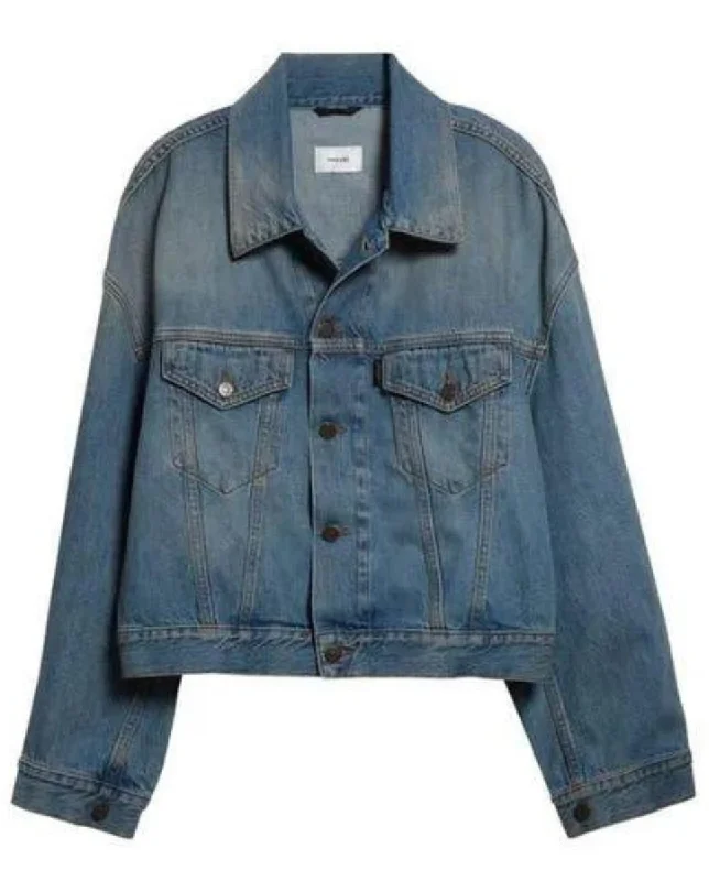 Spencer Jacket Oil Blue