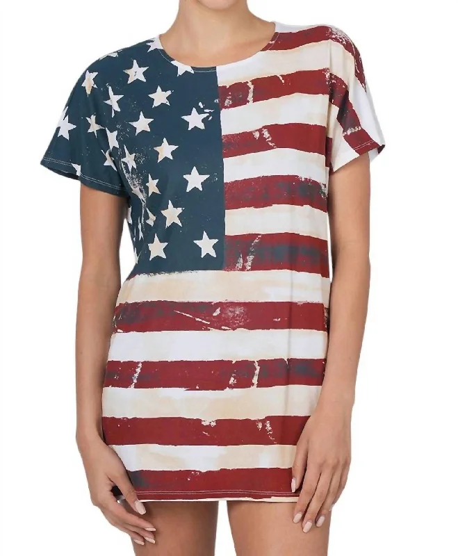 American Flag Short Sleeve Shirt