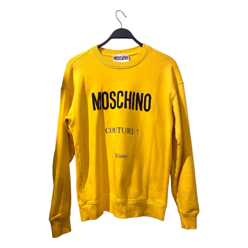 MOSCHINO/Sweatshirt/36/Graphic/Cotton/YEL/