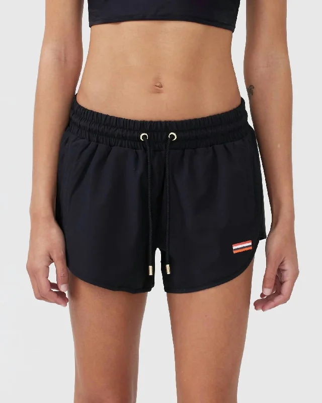 Ramp Run Short In Black