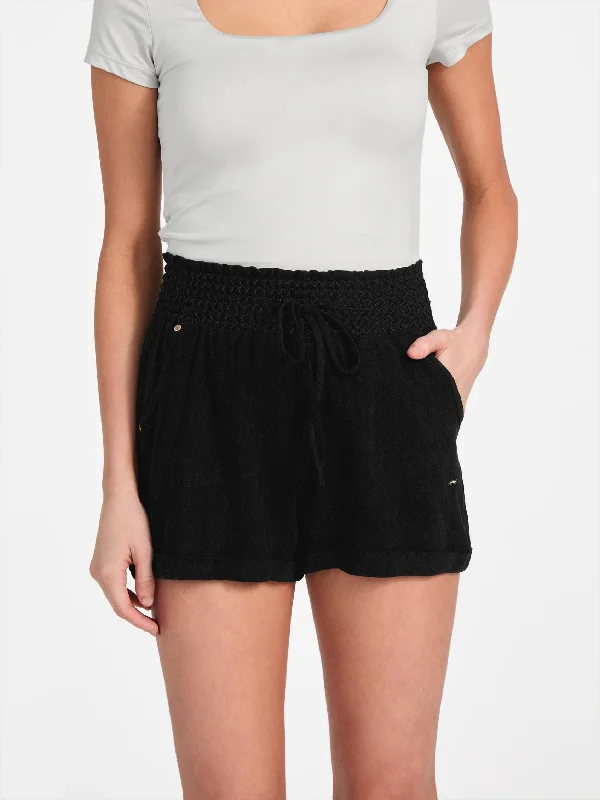 Harper Linen-Blend Shorts