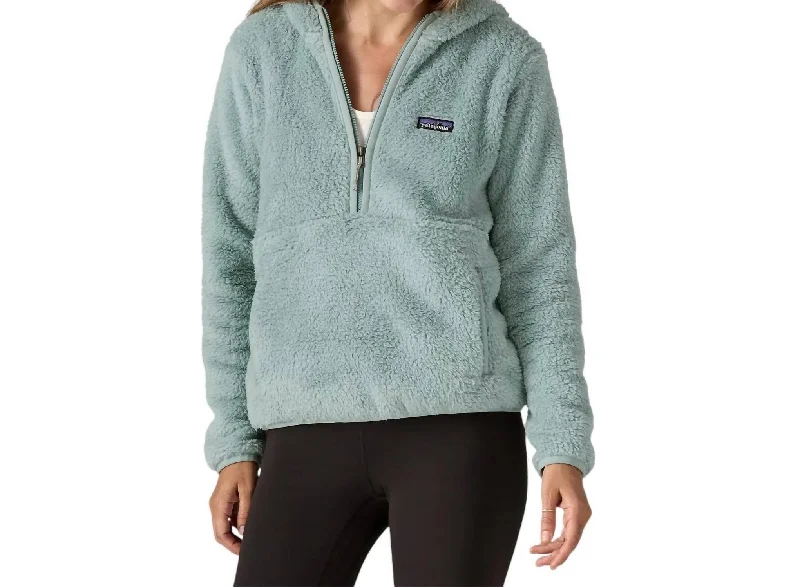 Los Gatos Hooded Pull Over Sweatshirt In Thermal Blue