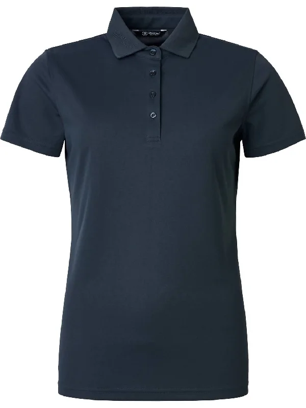 Women Cray Short Sleeve Polo In Navy