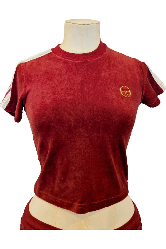 Sergio Tacchini - Women’s Marcolfa Cropped Sundried Tomato - T-Shirt