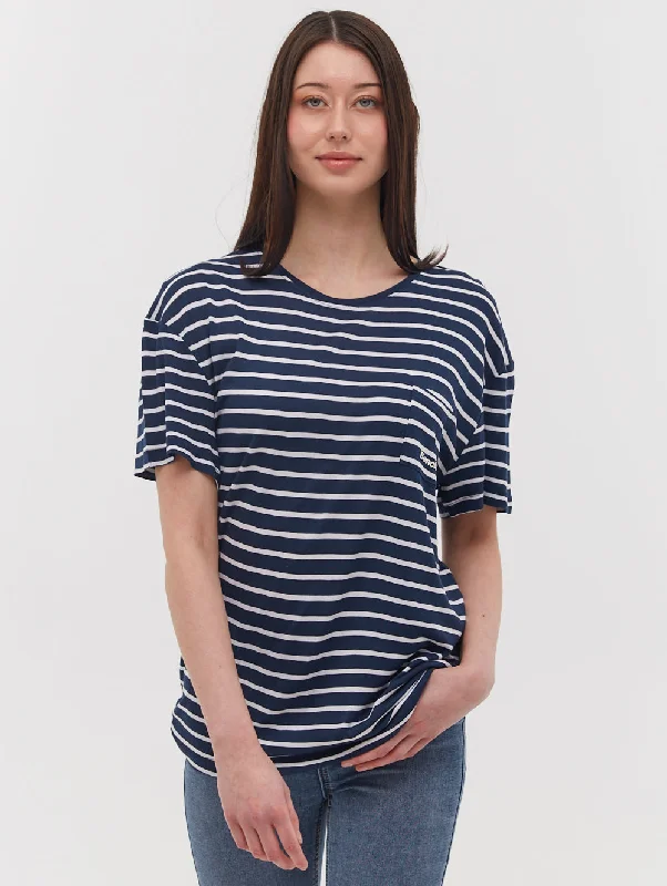 Nouria Striped Pocket T-Shirt