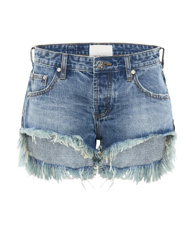 Pacifica Bonitas Low Waist Denim Shorts