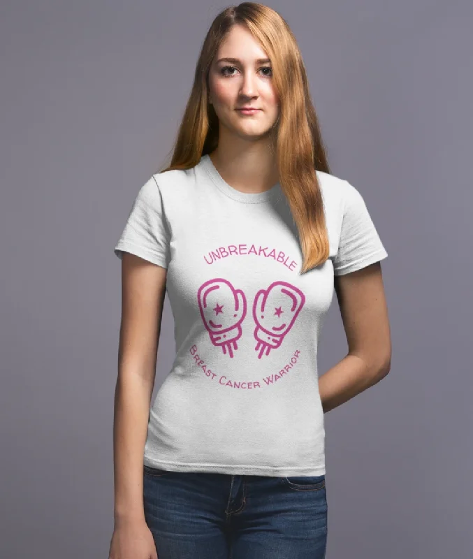 Unbreakable Pink Ribbon Awareness T-Shirt