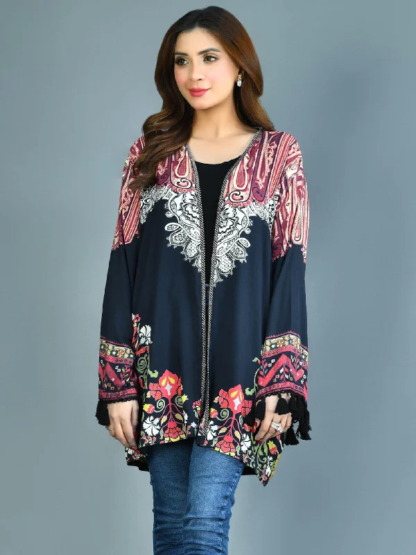 Printed Cardigan