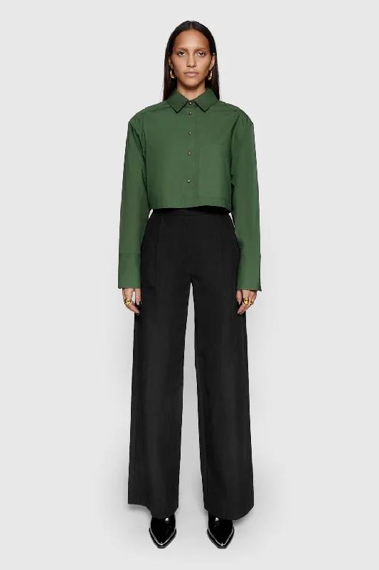 Walker Pleated Wide Leg Pant