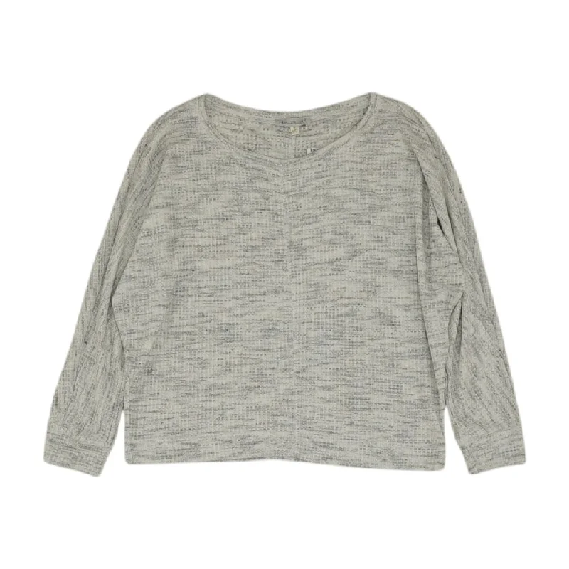 Gray Misc Knit Top