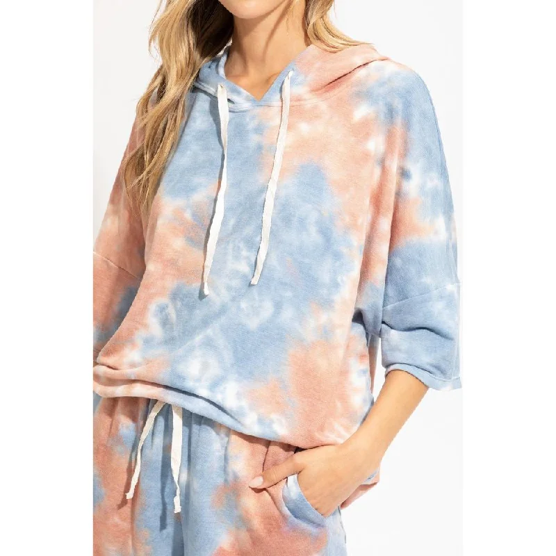 Knit Tie Dye Hoodie